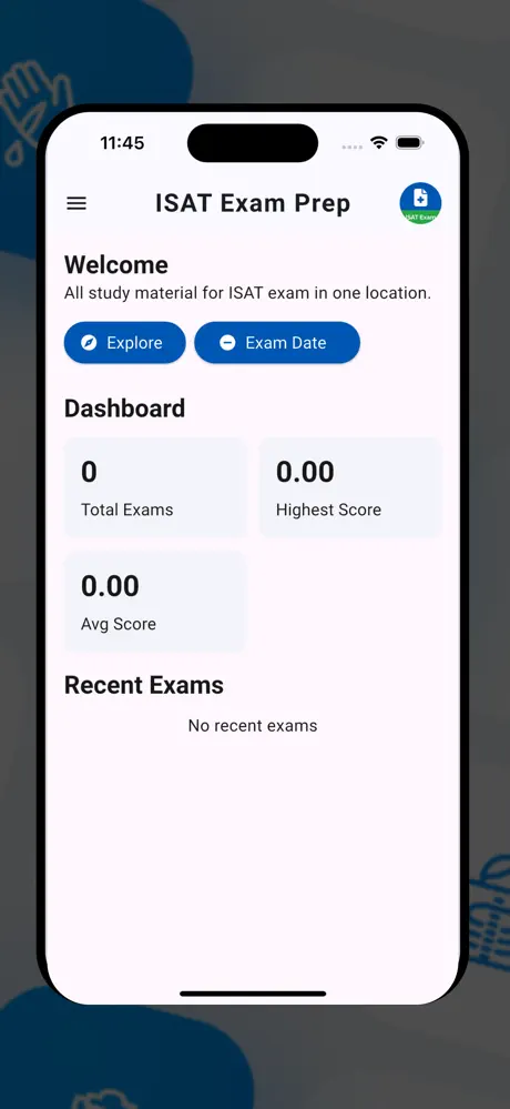 ISAT Exam Prep - Study Dashboard