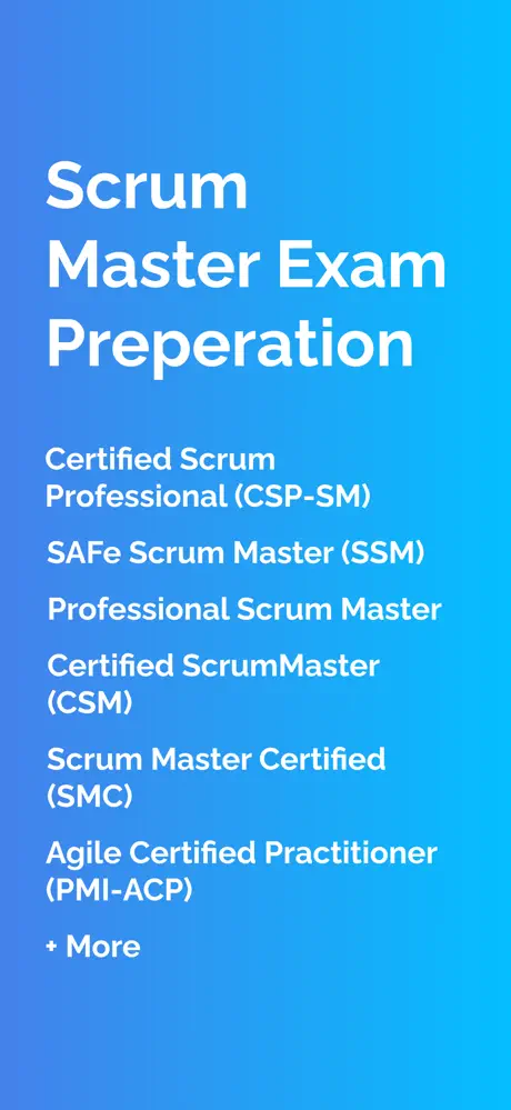 Scrum Master Exam Prep: Practice Exams